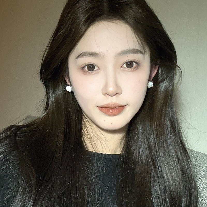 Epoetry Peefa Style Temperament Cat Eyes Stone Earrings Female Small Crowd Gentle Wind Earrings 2023 New Minimalist Ear Accessories Tide-Taobao