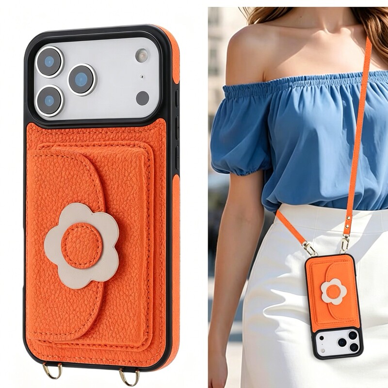 Card Holder Integrated Phone Case Suitable for Apple 18 Pro Max with Crossbody Strap, iPhone 16 Plus High-End Feel, 17 Pro Luxury New Model, Crossbody for 14, Genuine Leather for 13, Can Hold Cards and Documents, Ip17 Card Holder Integrated Phone Case Suitable for Apple 18 Pro Max with Crossbody Strap, iPhone 16 Plus High-End Feel, 17 Pro Luxury New Model, Crossbody for 14, Genuine Leather for 13, Can Hold Cards and Documents, Ip17