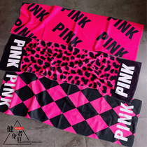 Sweat-absorbing letters BAO WEN thin professional sports towel fitness couples men and women Tide brand long hanging neck wipe soft