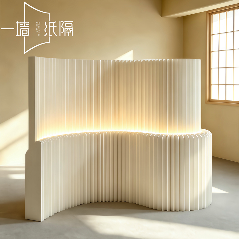 Paper Screen Partition Wall, Luminous Office Partition, Bedroom Divider, Magic Tool for Transforming One Room into Two, Easy-To-Install Partition Board Paper Screen Partition Wall, Luminous Office Partition, Bedroom Divider, Magic Tool for Transforming One Room into Two, Easy-To-Install Partition Board