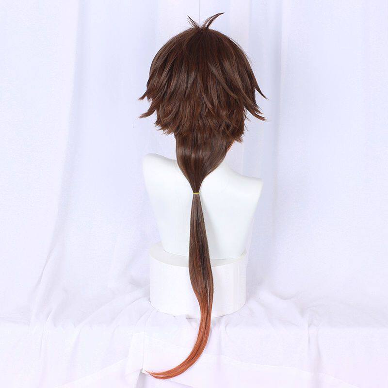 Genshin Impact, wig, bangs with pigtail, cosplay, gradient