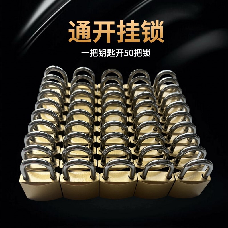 100 Padlocks That Can Be Opened with One Key, One Key Opens Multiple Locks, Keyed Alike, Concentric Lock, Electric Lock, Lock Head