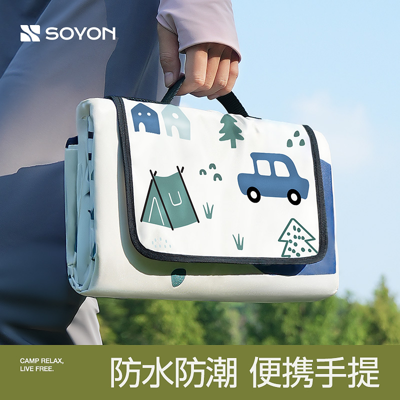 クイックキャンプピクニックマット防湿マット厚手アウトドアポータブルテントマット芝生マット音楽フェスティバルピクニックキャンプマット