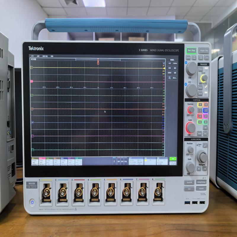 Negotiable Price for Tektronix Mso58 High-Speed Oscilloscope with 8 Channels, 1Ghz Bandwidth, 6.25g