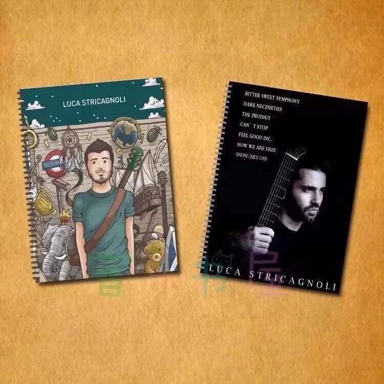 Luca Stricagnoli Fingerstyle Guitar Sheet Music Solo Book Set of 2 Complete Books with Audio