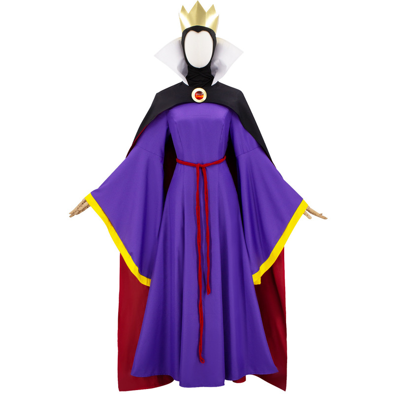 Snow White's Stepmother, the Queen's Magic Mirror, Poison Queen Full Set Cosplay Costume, Halloween Performance Costume Snow White's Stepmother, the Queen's Magic Mirror, Poison Queen Full Set Cosplay Costume, Halloween Performance Costume