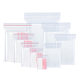 PE ziplock bag thickened transparent seal bag food plastic seal packaging bag seals daily necessities storage bag wholesale