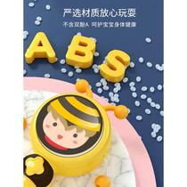 High-end newborn baby-6-12 months musical educational toy baby 1 year old can chew hand wave rattle 0