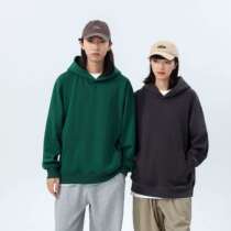 500g heavyweight plus velvet drop shoulder pullover hooded p