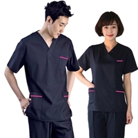 Navy Blue Plus Red Red Edge Set Set для женского стиля из полиэфира.