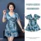 Swimsuit for women in hot springs, large size split type, middle-aged and elderly conservative suit for mothers, slimming and belly-covering 2026 new style