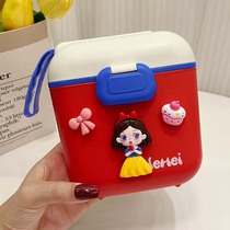 Baby milk powder box baby compact food supplement rice noodle box large capacity milk powder can moisture-proof sealed storage box