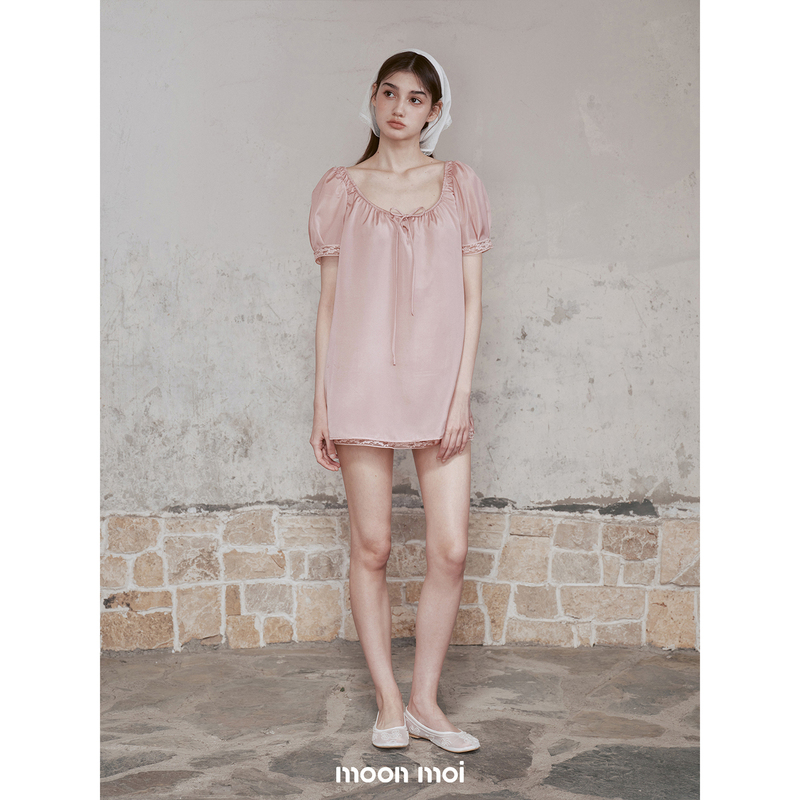 [Same Style as Zhao Lusi] Moonmoi / Summer Leisure - Taormina Vintage Lace Dress
