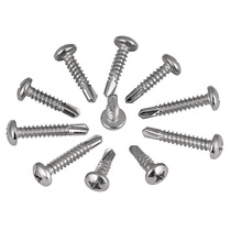 410 stainless steel cross recessed pan head drill tail screws round head self-tapping self-drilling dovetail screws M3 5-M6 3