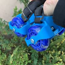 Childrens Heelys shoes Hot Wheels shoes adult flash roller skates heel-type walking artifact two-wheeled skates