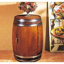 Affichage tonneau de vin casier à vin porte en bois massif tonneau de chêne armoire de stockage de vin ménage tonneau de vin bar décoration stockage bois
