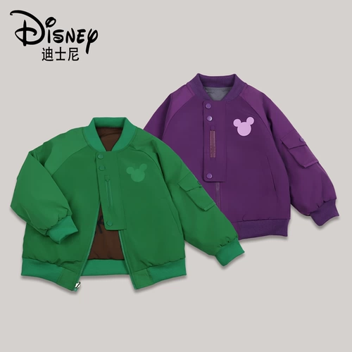 Disney/迪士尼 Осенняя милая детская двусторонная куртка