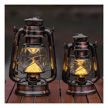 Rechargeable retro kerosene horse lantern with long battery life