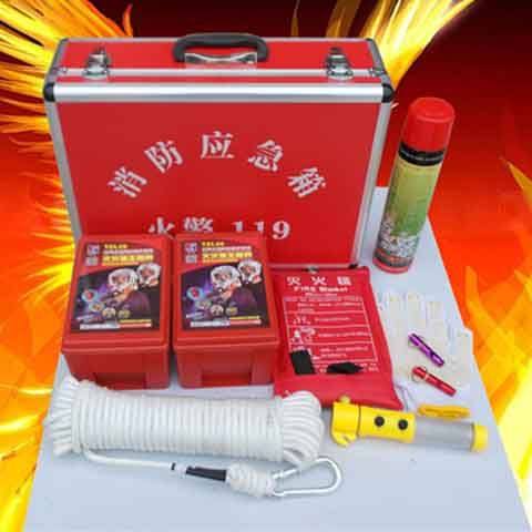 Home Fire Emergency Kit Suit Fire Lifesaving Bag Escape Fire Equipment Home Hotel Fire Emergency Box-Taobao