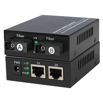 Conglu cascaded Gigabit 2 optical 2 electrical fiber optic transceiver 1000M 2 optical 2 electrical network optical fiber switch single multi-mode SC FC series video surveillance photoelectric converter