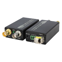 Conglu HD 3G-SDI optical transceiver 1-way reverse tally desk calendar 485 data high-definition audio and video optical fiber extension transceiver with loop out 1080P60hz single fiber L