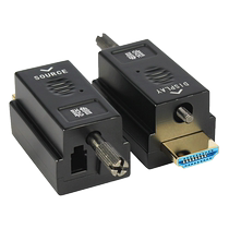 聪鲁 4K@60hz非压缩HDMI2 0光纤延长器 高清音视频光端机迷你万兆OM3多模单芯300米LC收发器 LED大屏
