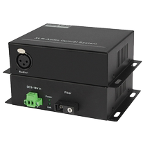 Conglu broadcast-grade 1-way one-way XLR audio optical transceiver one-way balanced optical fiber transceiver no background noise no noise XLR extender 24Bit single fiber SC FC LC ST