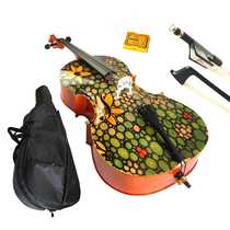 Original color cello design fashionable and colorful pattern unique stage popular professional performance cello