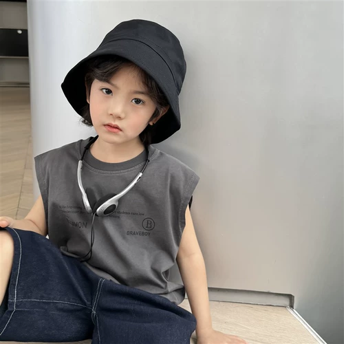 海妈家 Летняя одежда, хлопковая майка, летняя футболка без рукавов, баскетбольная форма