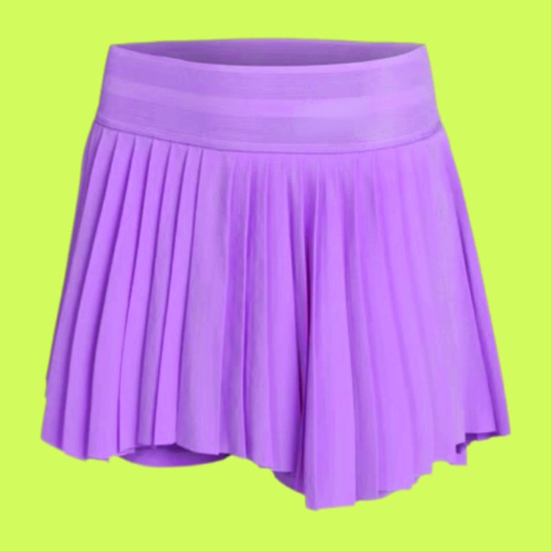 NKair new 100 pleats tennis dress moisture absorption perspiration high play sports semi-skirt anti-walking light safety pants with ball pocket-Taobao