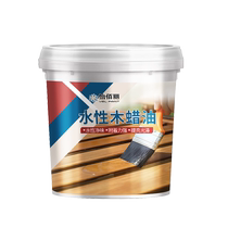 Water-based wood wax oil indoor solid wood furniture wooden table transparent color waterproof anti-corrosion and anti-mold wood paint walnut color paint