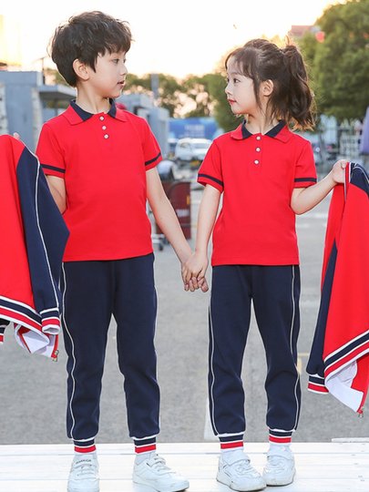 幼儿园园服春秋款套装英伦风小学生运动班服儿童校服秋季表演服