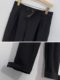 Men's Dress Pants with a High-End Drape, Summer Trendy Brand, Cool and Stylish, Thin Nine-Point Pants, Men's 9-Point Jogger Harem Pants