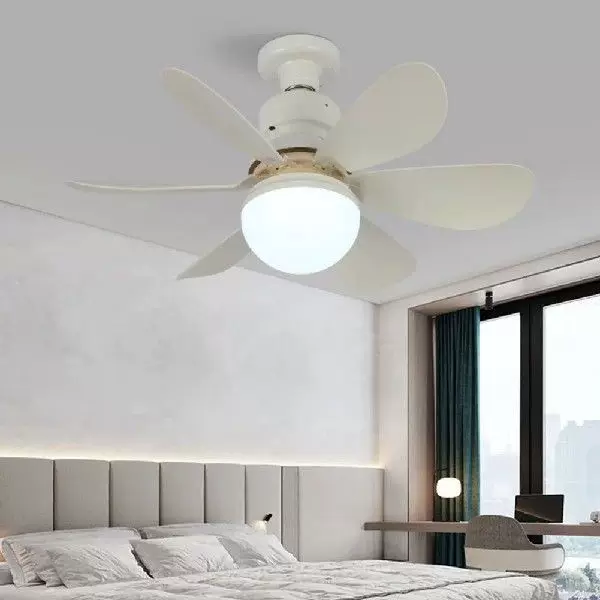 Indoor Ceiling Fan with Light 3000-6500K LED Socket Fan