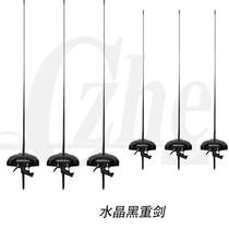 Sword color sword fencing sapphire blue electric sword epee childrens sword gold adult black competition crystal seven-flower sword
