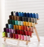 Домохозяйство Черно -белая полиэфирная хлопковая проволока 402 квадратная метра швейная машина линия ручной работы ручной швейной курт