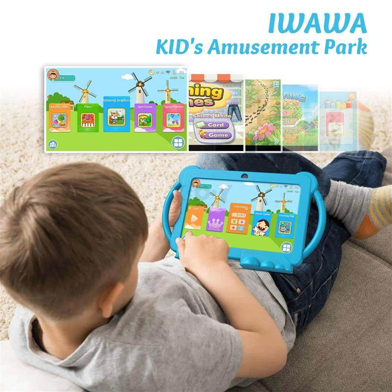товар из китая 7 inch android kids tablet pc for study education ips screen No brand