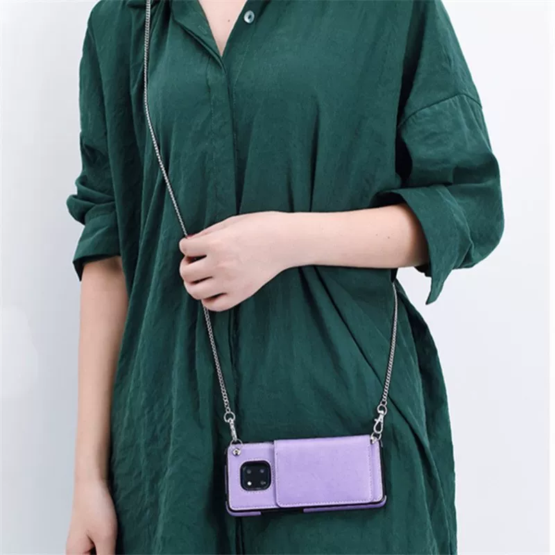 Wallet Phone Case With Strap for Samsung Galaxy S9 S10E S20