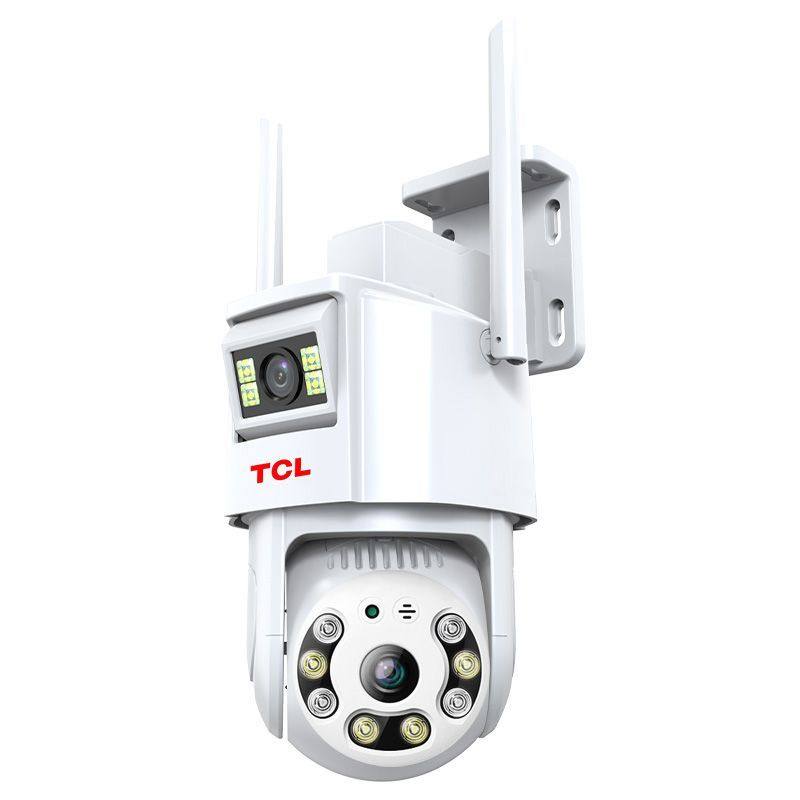 Tcl New Dual-Lens 4g Surveillance Camera for Home Wireless Wifi Mobile Remote Outdoor Ultra-High-Definition 360