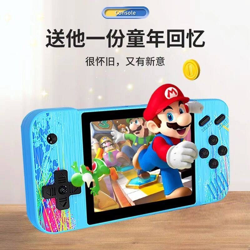 New G3 Handheld Game Console 800 Nostalgic Classic Kidsren's Double Charging Retro Popular Horizontal Game Console
