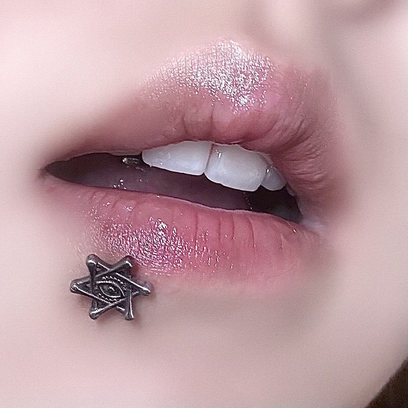 🌟 墨刺研究室恶魔之眼唇钉 - 朋克潮男女生必备神器 🌟-唇环-淘宝好物网