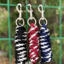 Hand-woven equestrian pulling rope horse bridle accessories reins horse steel rope horse-drawing dog rope extra large hook