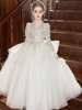 Gifishlow Hong Kong Luxury Children's Clothing High-End Girls' Birthday Party Evening Dress Host Piano Performance Outfit