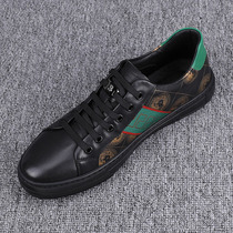 European station mens shoes 2022 autumn new classic white shoes mens all-match low-top shoes genuine leather casual shoes trend