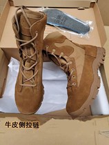 New combat mens side zipper brown desert boots waterproof and puncture-proof 3512 training boots for women