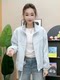 Hmau Casual Stand-Up Collar Double Zipper Short Jacket 2025 Autumn New Slim-Fit Stylish Windbreaker Jacket Trendy Top