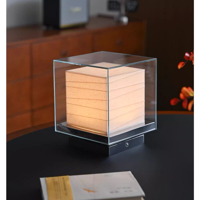Andaz Hotel Ji Yutang Designer Living Room Study Cafe Japanese Tea Table Bedroom Bedside Charging Table Lamp
