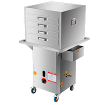 Chigo rice roll machine commercial stall Guangdong steamed rice roll machine stone ground rice roll machine gas gas electric steamer steamer