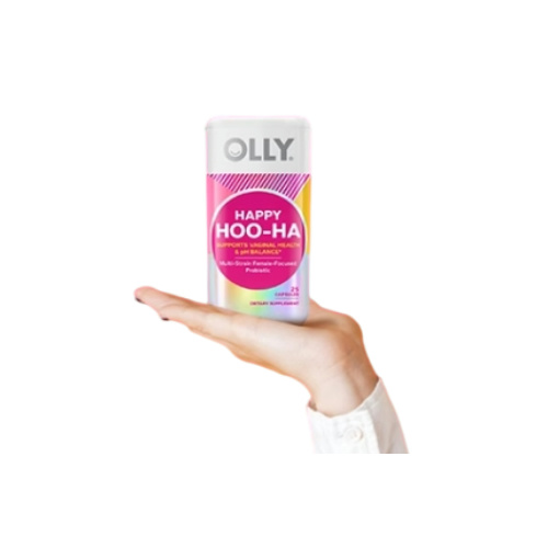 【新品上市】OLLY益生菌女性私密护理鼠李糖乳杆菌小花园胶囊25粒