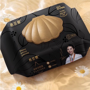 希尔顿湿厕纸大包女性男性专用80片*5包